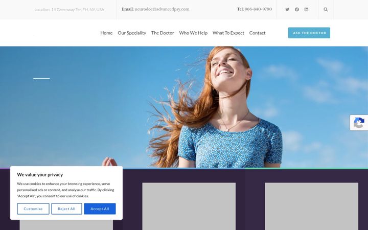 Screenshot ta' advancedpsy.com