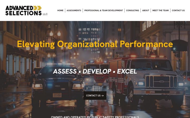 Screenshot ta' advancedselections.com