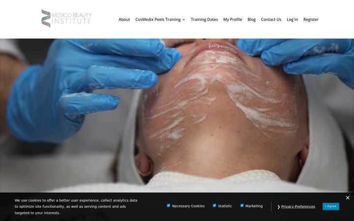 Екранна снимка на advancedskincourses.com