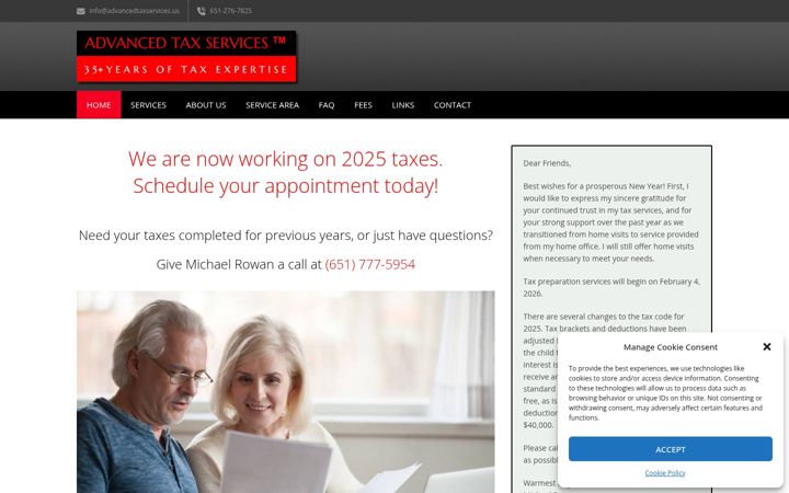 Screenshot of advancedtaxservices.us