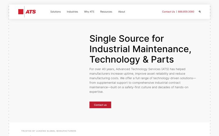Screenshot of advancedtech.com