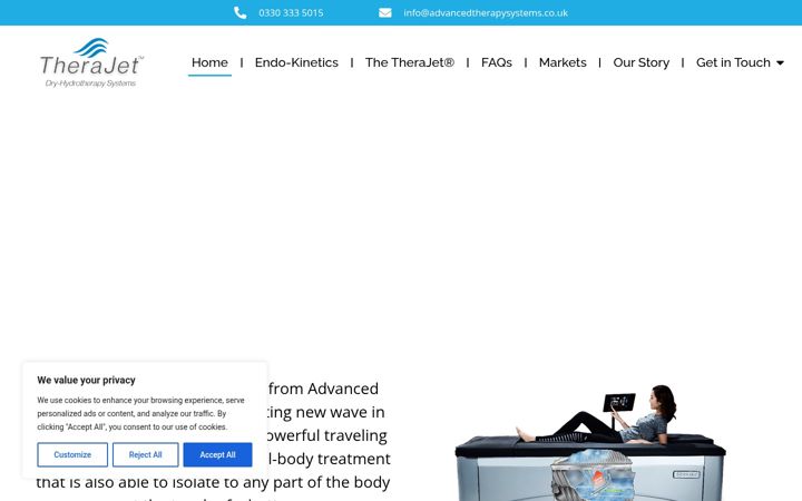 Екранна снимка на advancedtherapysystems.co.uk