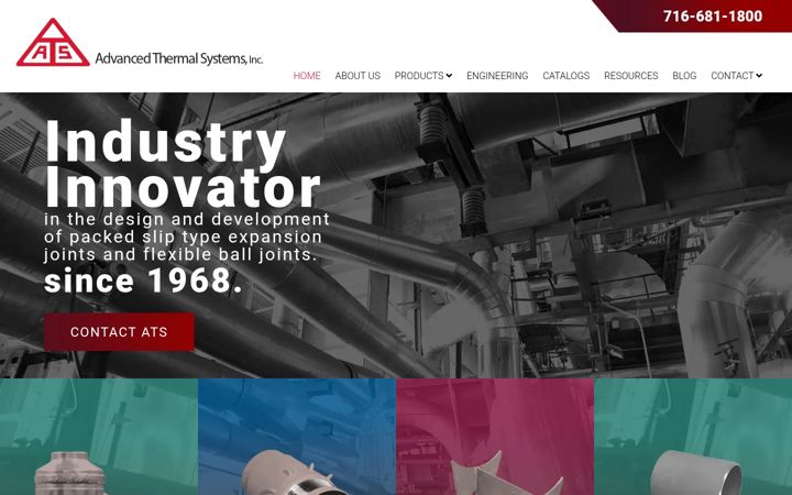 Екранна снимка на advancedthermal.net