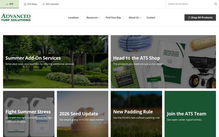 Screenshot of advancedturf.com