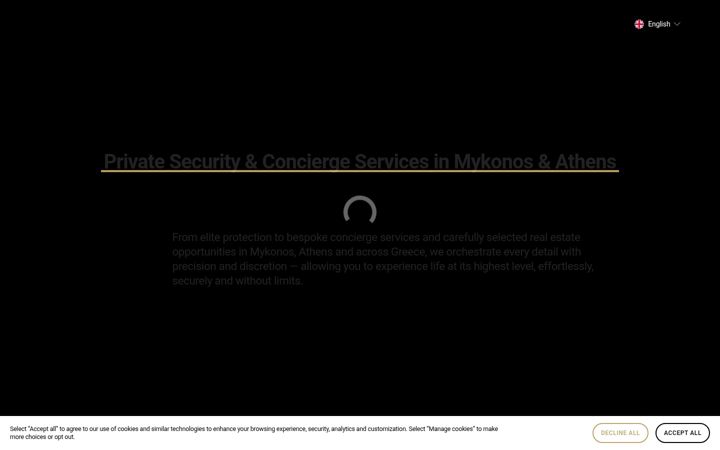 Screenshot of advancedvipservices.com
