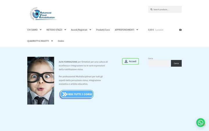 Screenshot of advancedvisualrehabilitation.it