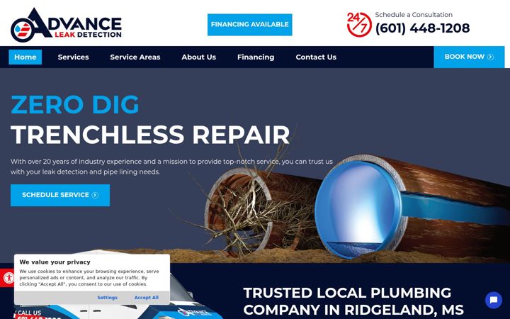 Screenshot of advanceleak.com