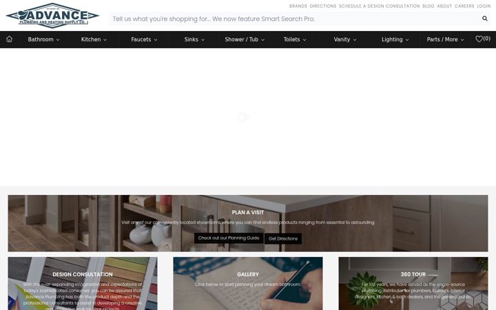 Screenshot di advanceplumbing.com