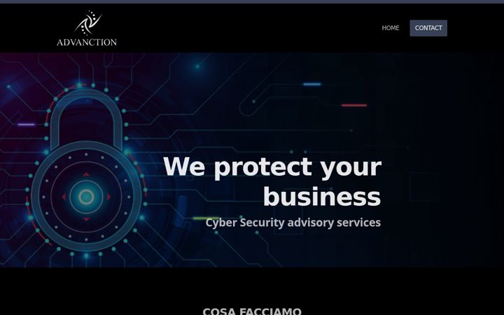 Screenshot of advanction.com