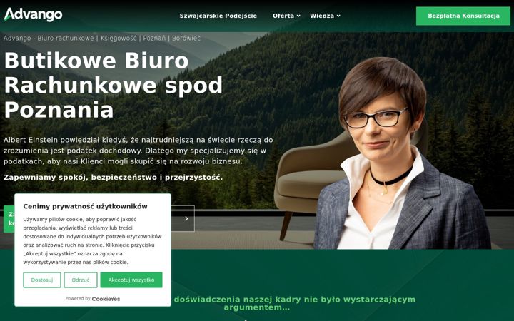 Screenshot of advango.pl