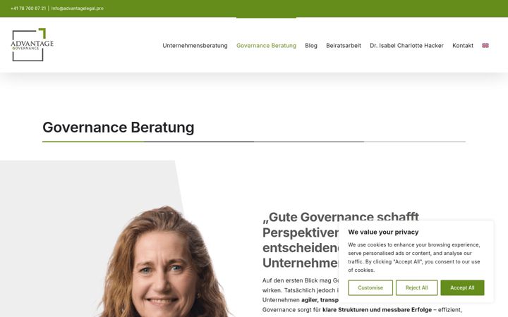 Screenshot of advantage-governance.pro