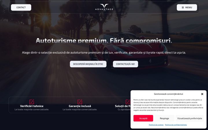 Screenshot of advantagecars.ro