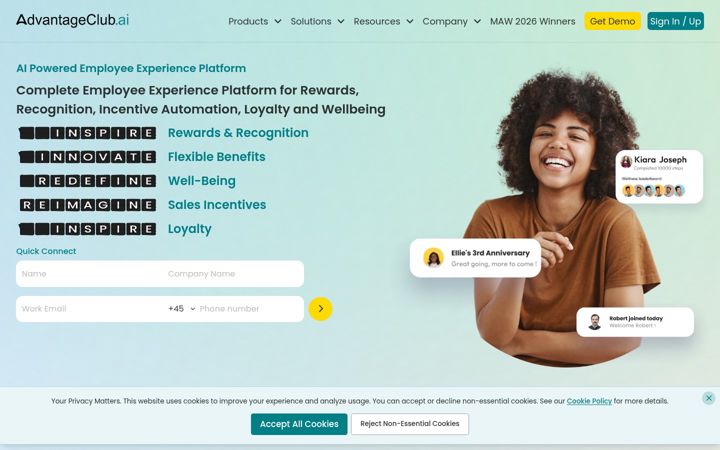 Skärmbild av advantageclub.ai