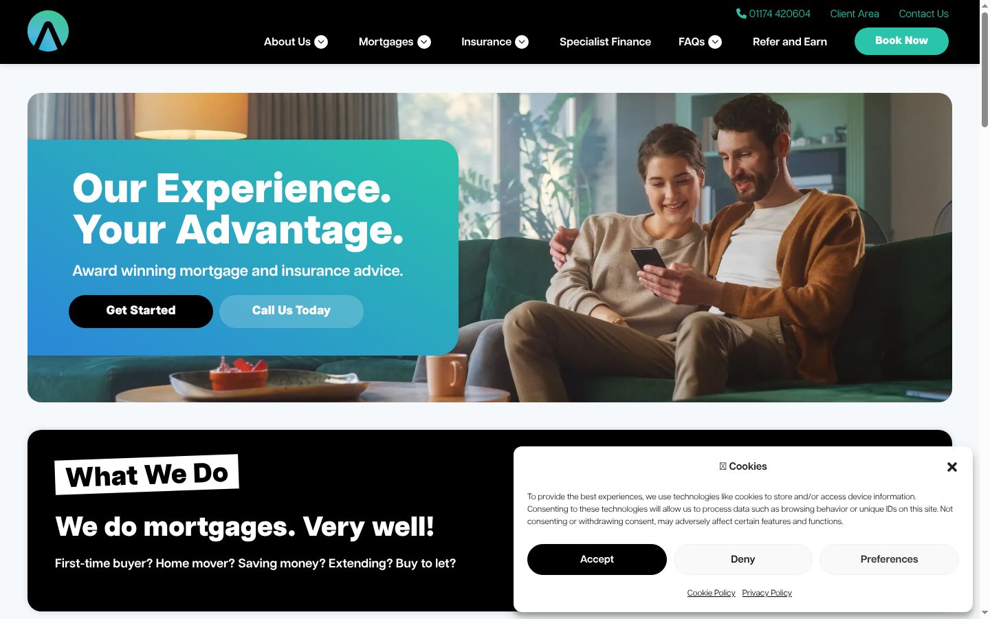 Sutikimo reklamjuostės, rodytos prieš bet kokią sąveiką, ekrano kopija