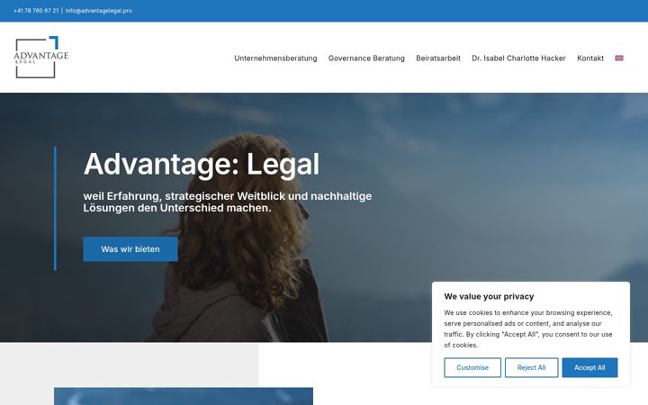 Screenshot di advantagelegal.pro