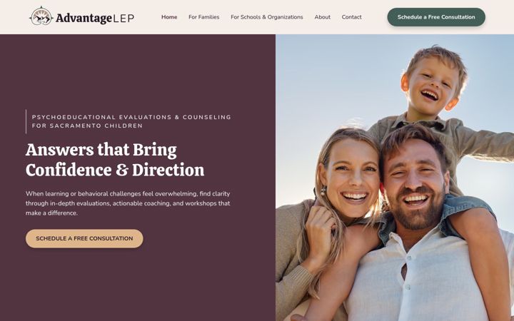 Screenshot of advantagelep.com