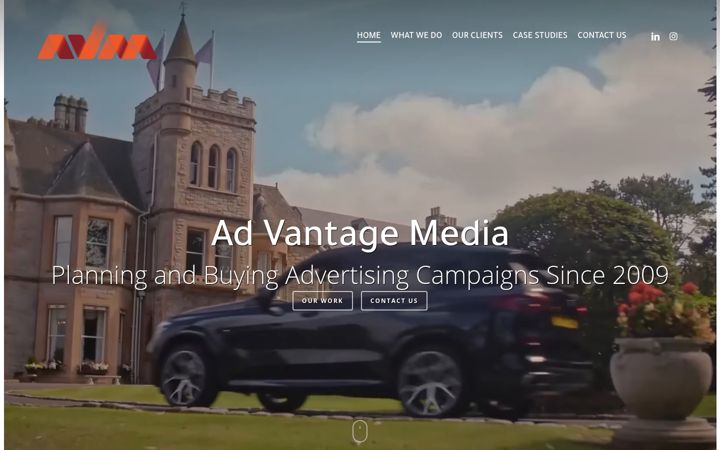 Zrzut ekranu advantagemedia.ie