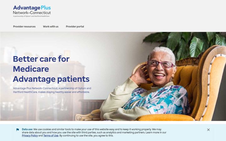 Screenshot of advantageplusnetwork.com
