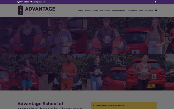 Ekraanipilt saidist advantagesom.co.uk