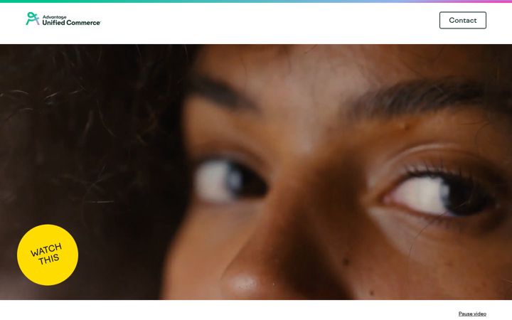 Screenshot of advantageunifiedcommerce.com