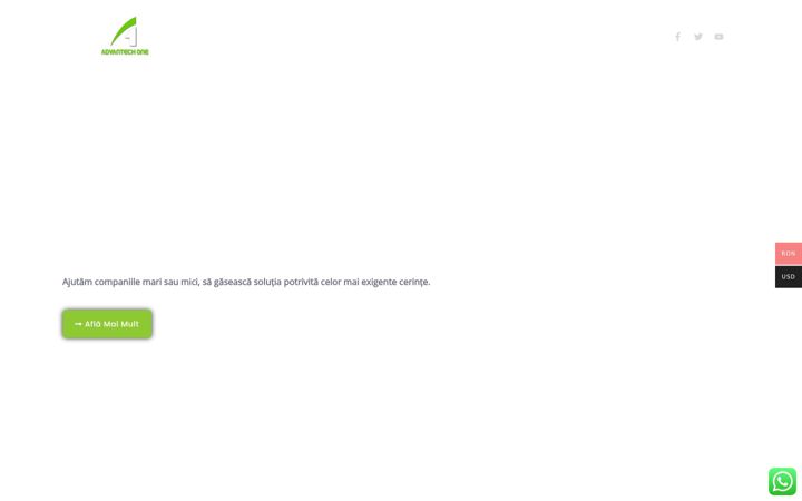 Screenshot of advantechone.ro