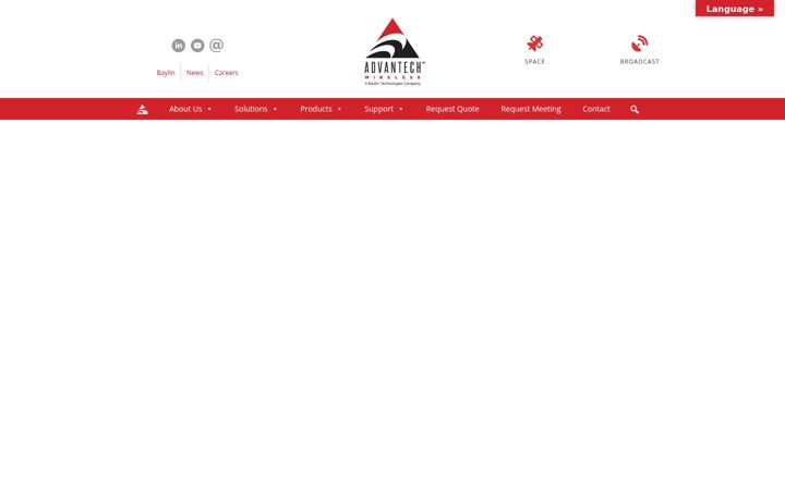 Screenshot of advantechwireless.com