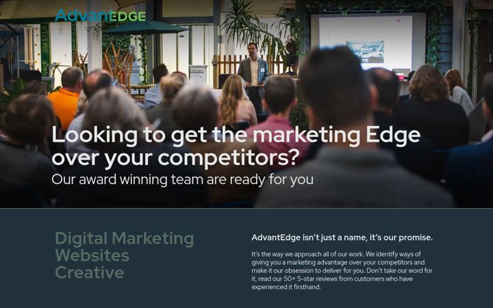 Screenshot of advantedge.agency