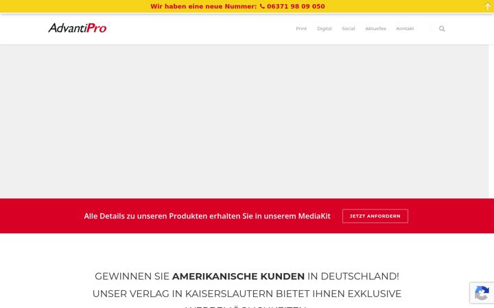 Screenshot di advantipro.de