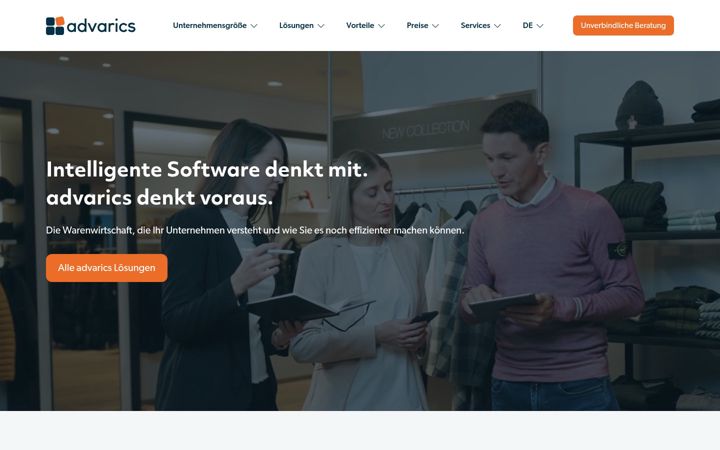 Screenshot of advarics.net
