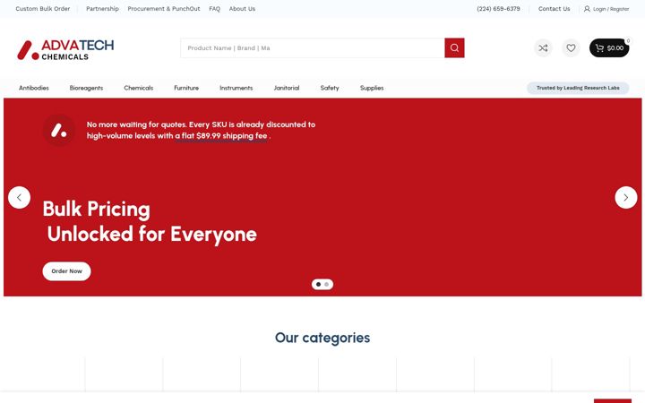 Screenshot ta' advatechgroup.com