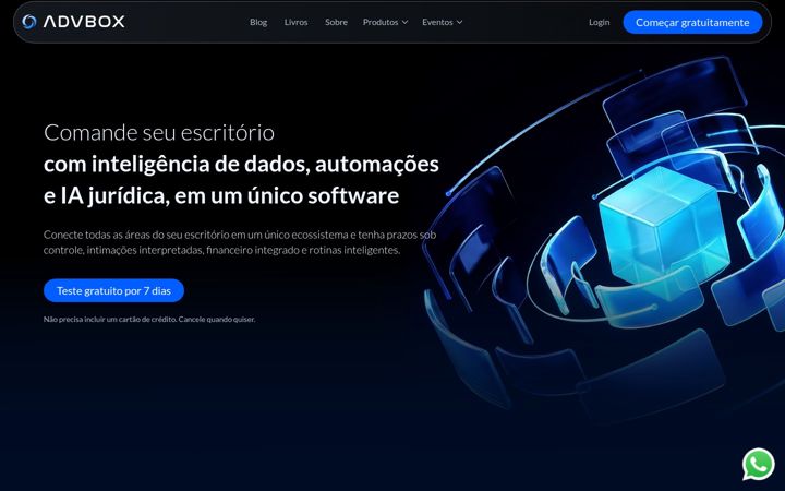 Screenshot of advbox.com.br