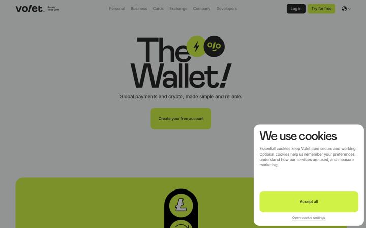Screenshot of advcash.com