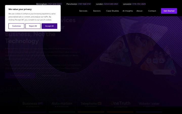 Skjermbilde av advelocity.ai