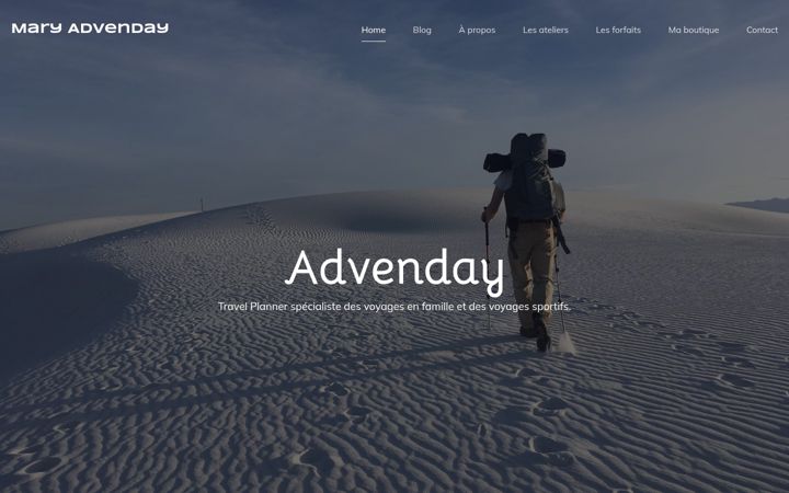 Screenshot of advenday.fr