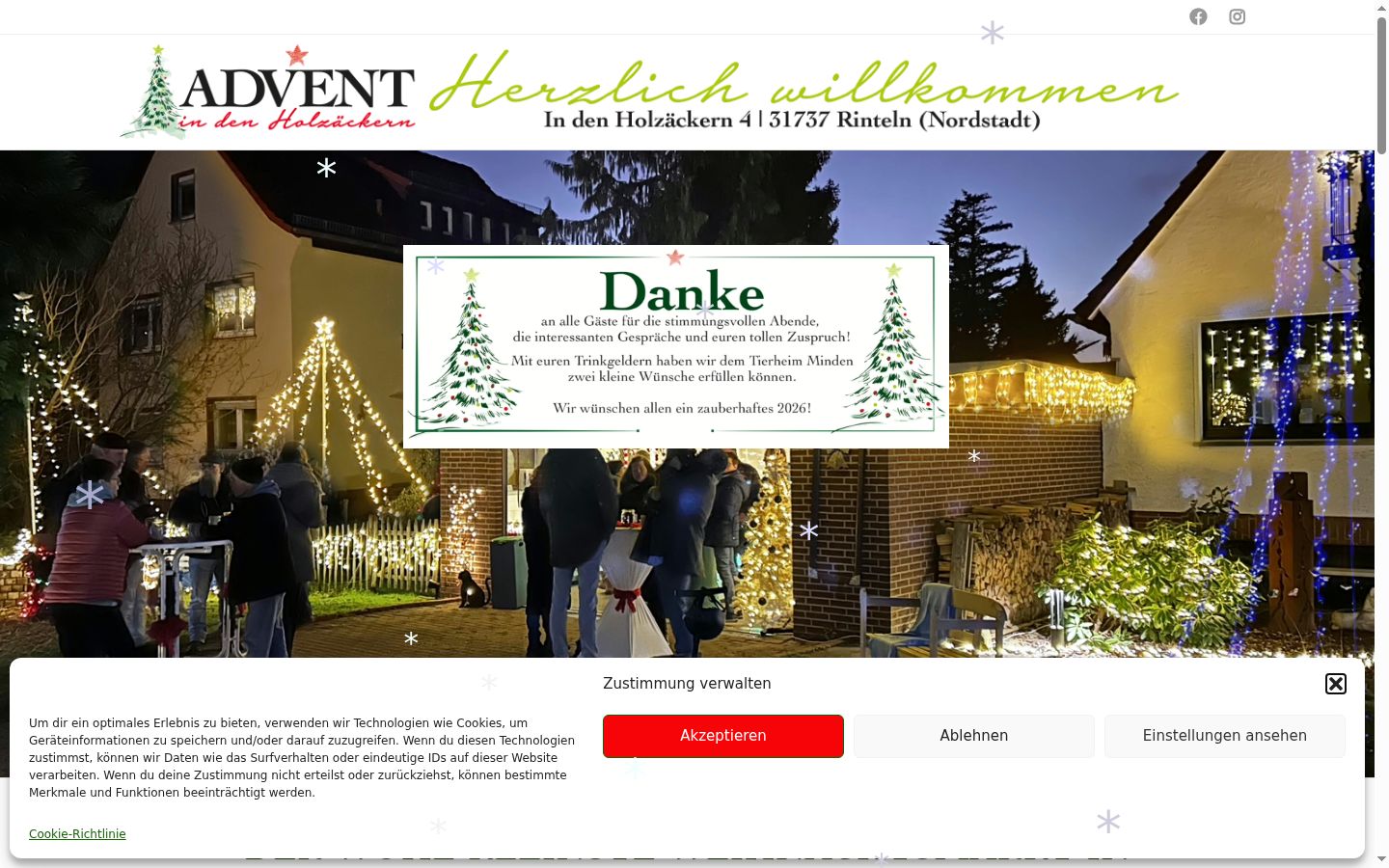 Screenshot tal-banner tal-kunsens muri qabel kwalunkwe interazzjoni