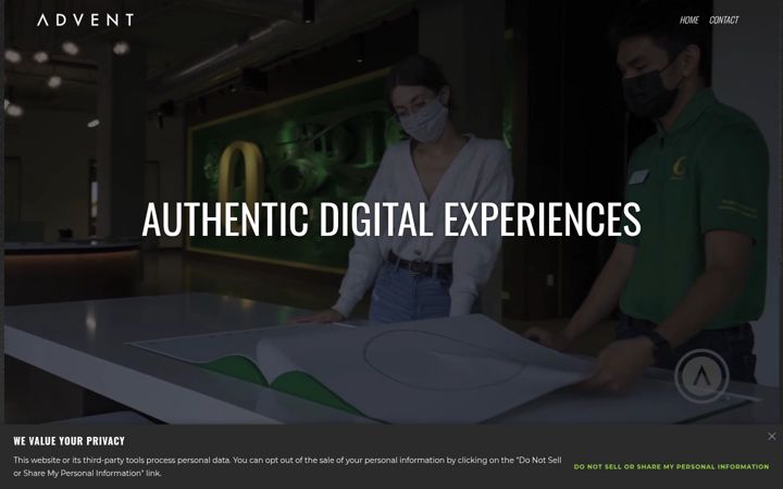 Screenshot of adventdx.com