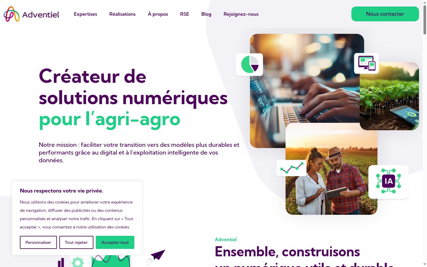 Screenshot tal-banner tal-kunsens muri qabel kwalunkwe interazzjoni