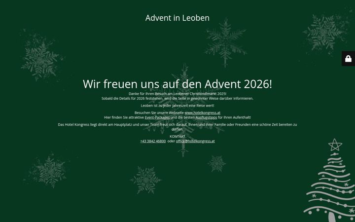 Screenshot of adventinleoben.at