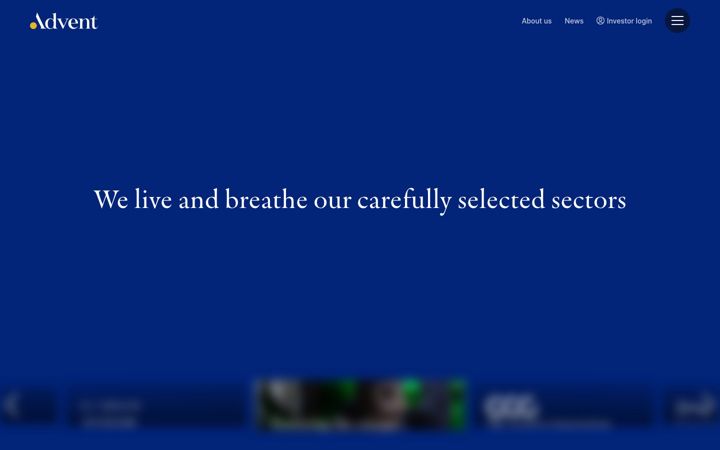 Screenshot of adventinternational.com