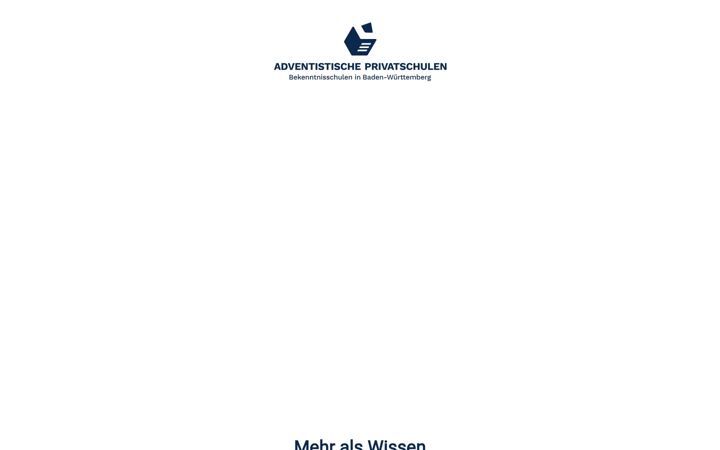 Screenshot of adventisten.schule