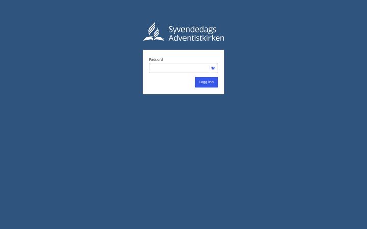 Screenshot of adventistkirken.no