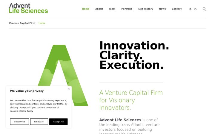 Screenshot of adventls.com