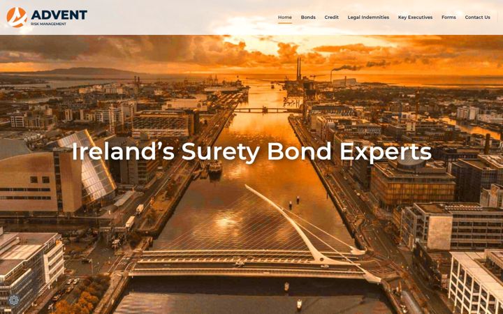 Screenshot of adventrisk.ie