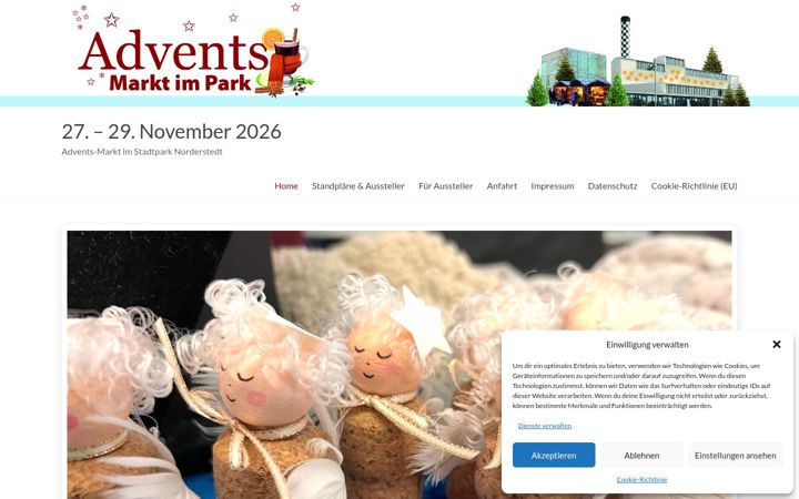 Screenshot of advents-norderstedt.de