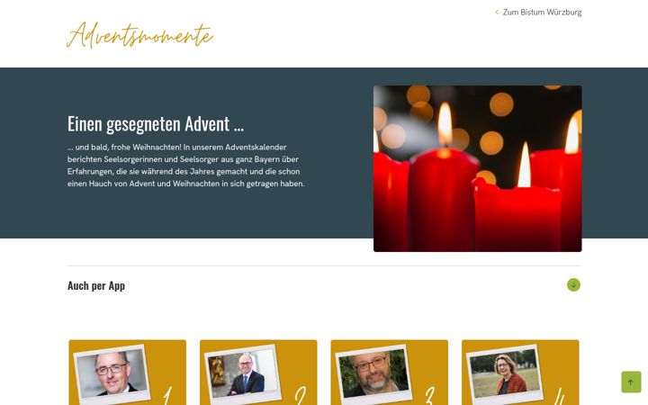 Képernyőkép: adventsmomente.de