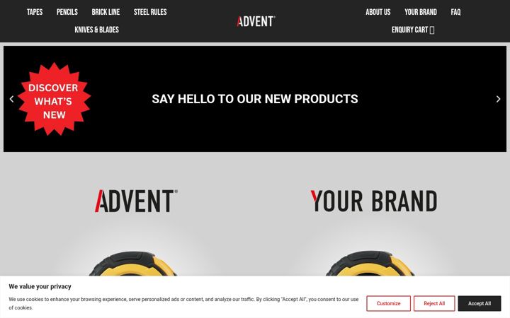 Screenshot of adventtools.co.uk