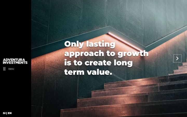 Screenshot of adventura-investments.com