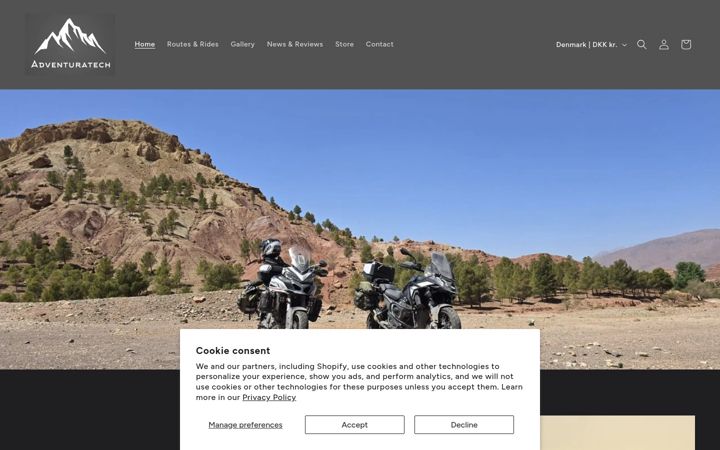 Screenshot of adventuratech.co.uk