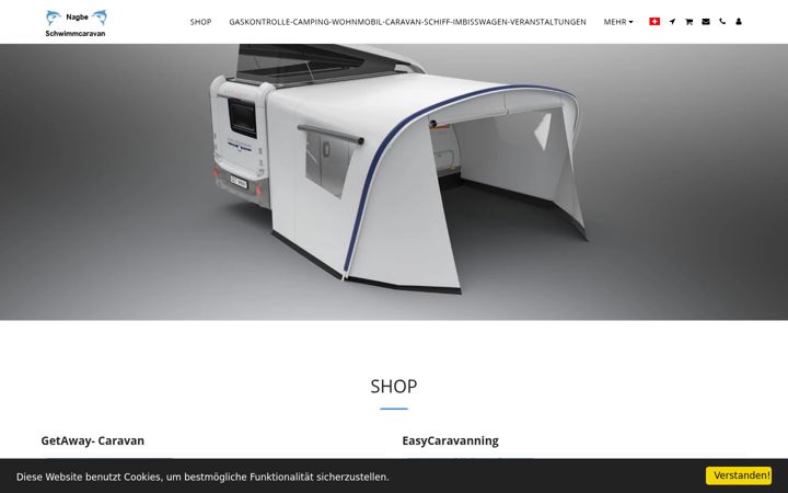 Screenshot of adventure-caravan.ch