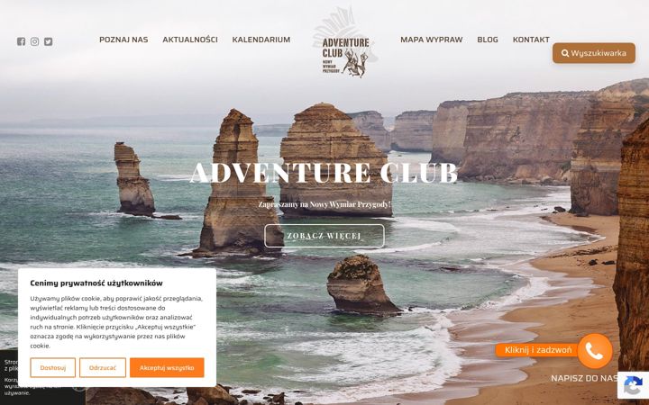 Screenshot of adventure-club.eu